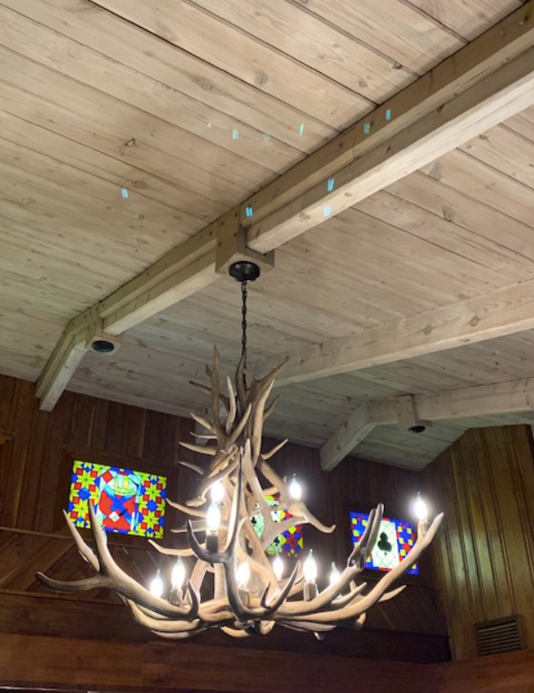 Bob Marshall Wilderness Elk Deer Chandelier