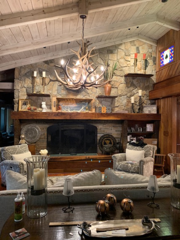 Bob Marshall Wilderness Elk Deer Chandelier