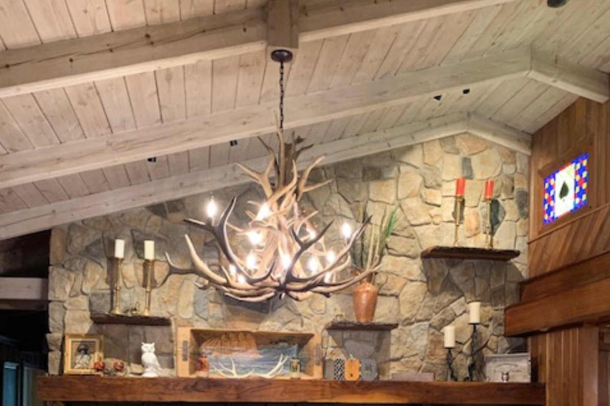 Bob Marshall Wilderness Elk Deer Chandelier