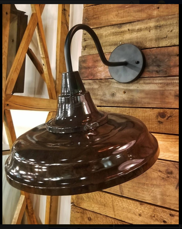 St. James Goose Neck Copper Light Custom Design