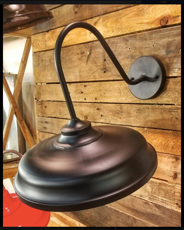 St. James Goose Neck Copper Light Custom Design