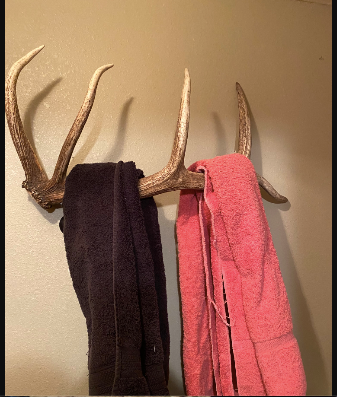 Real Elk Antler Towel Coat Rack