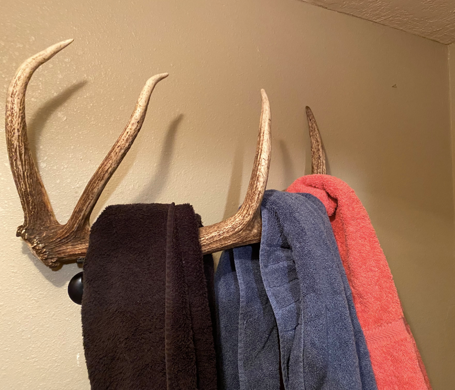 Real Elk Antler Towel Coat Rack