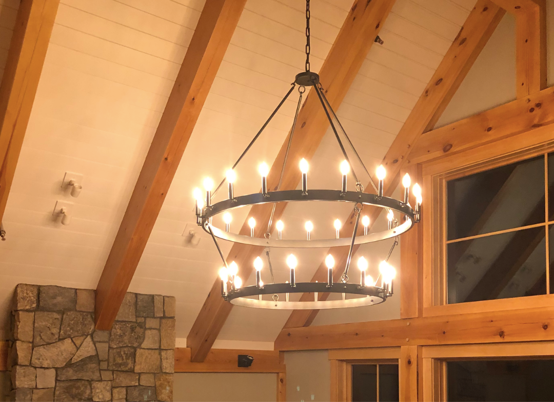 St. James Sullivan 2 Tier Steel Pendant Light Chandelier
