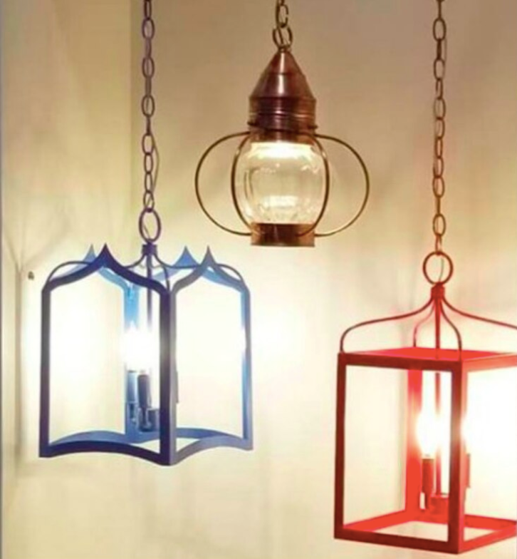 St. James Structure Copper Kitchen Island Pendant Lights