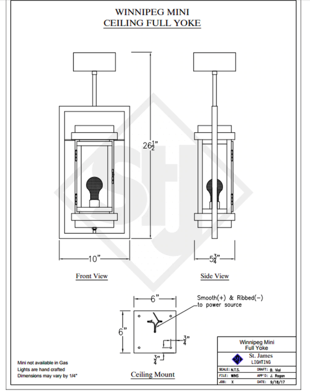 Line Drawings St. James Winnipeg Lantern