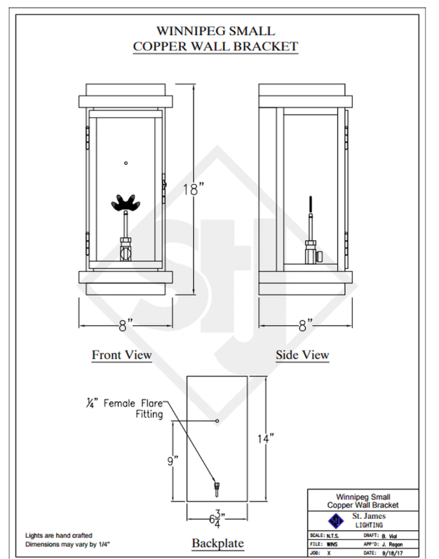 Line Drawings St. James Winnipeg Lantern