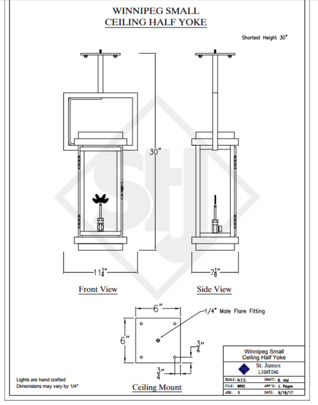 Line Drawings St. James Winnipeg Lantern