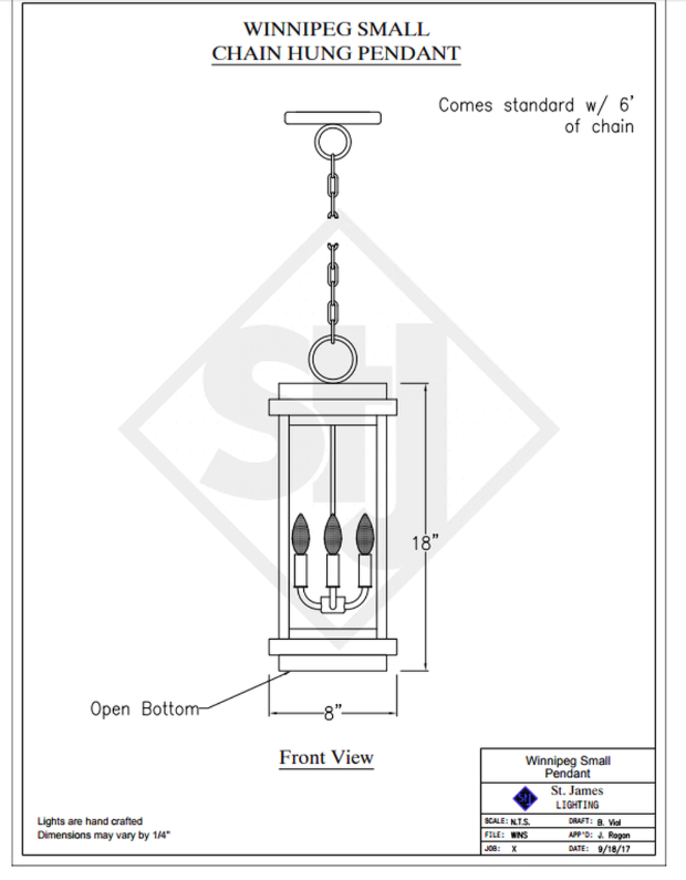 Line Drawings St. James Winnipeg Lantern