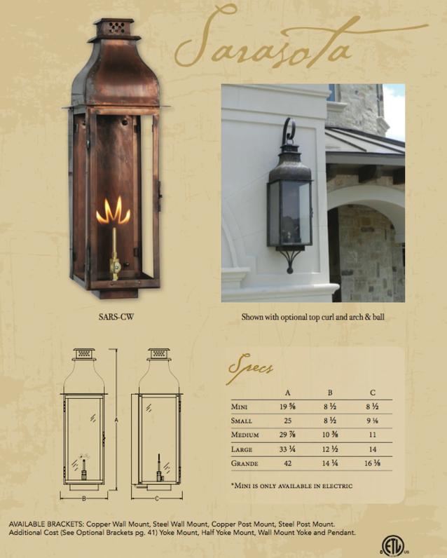 Line Drawings St. James Sarasota Lantern