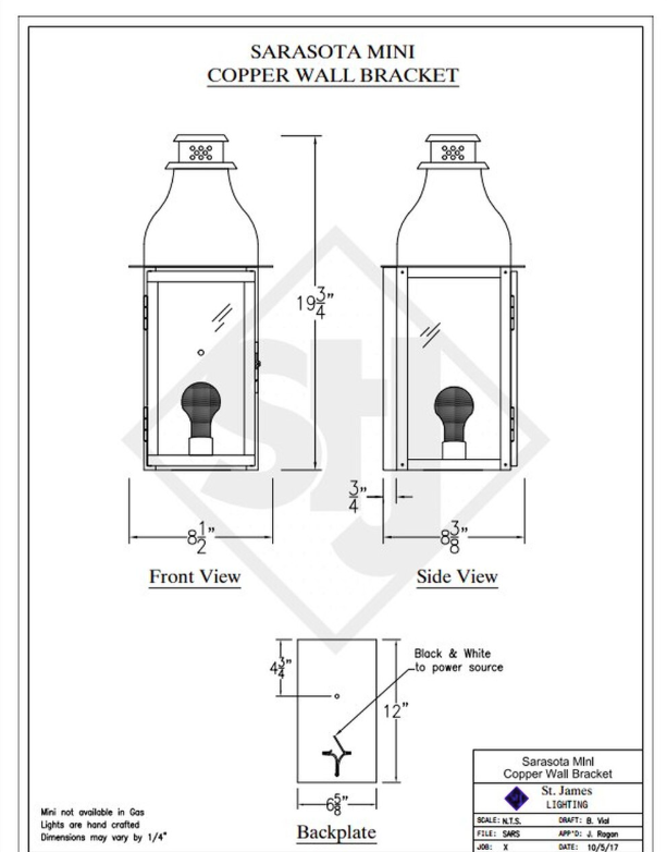 Line Drawings St. James Sarasota Lantern