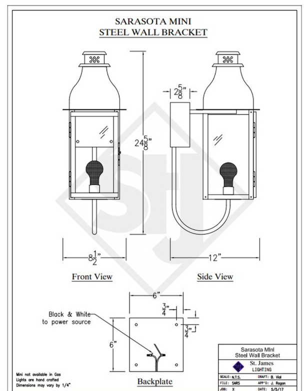 Line Drawings St. James Sarasota Lantern