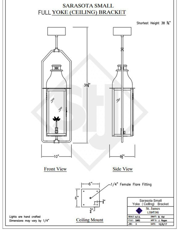 Line Drawings St. James Sarasota Lantern