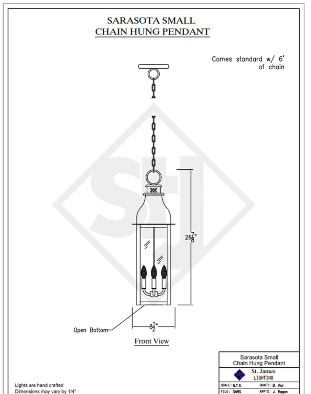 Line Drawings St. James Sarasota Lantern