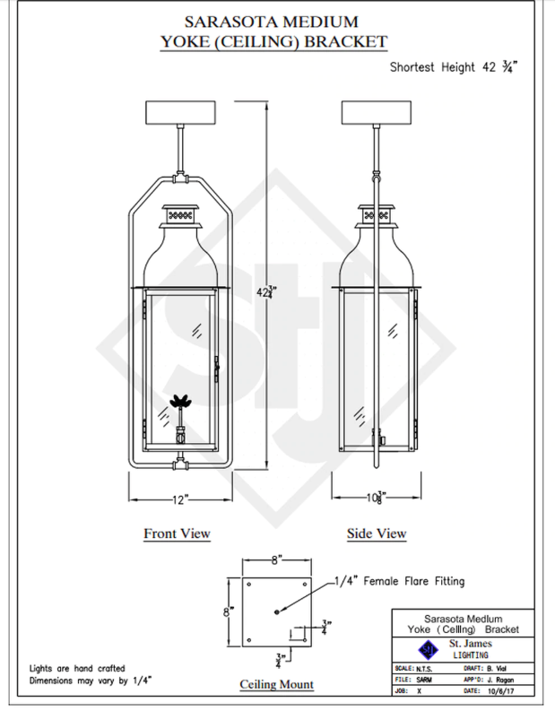 Line Drawings St. James Sarasota Lantern