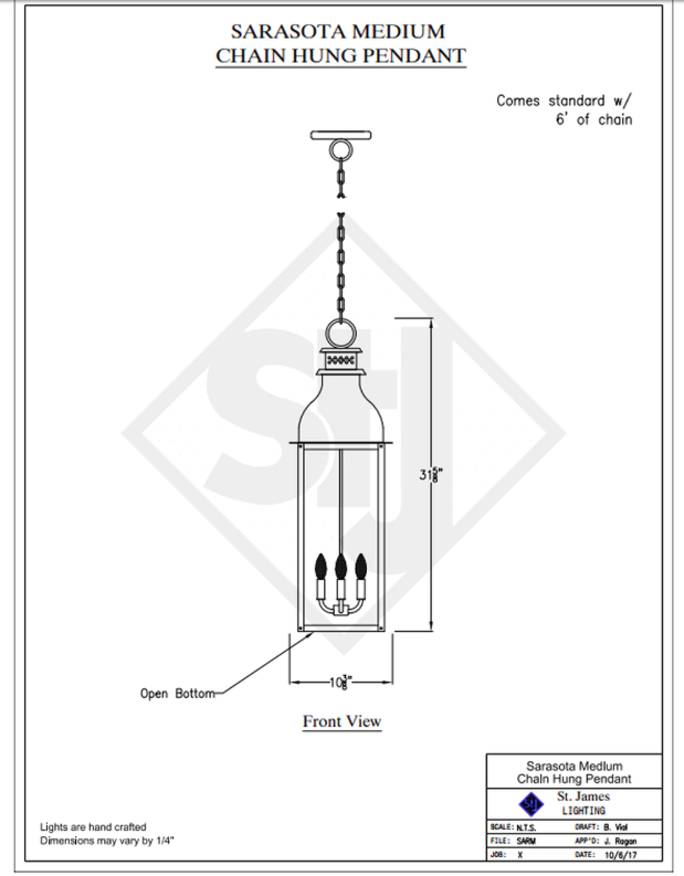 Line Drawings St. James Sarasota Lantern