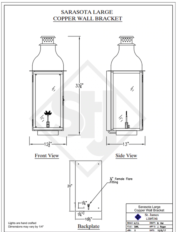 Line Drawings St. James Sarasota Lantern