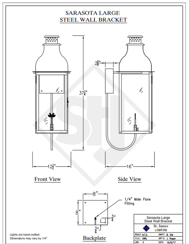 Line Drawings St. James Sarasota Lantern