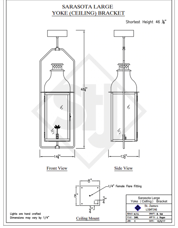 Line Drawings St. James Sarasota Lantern