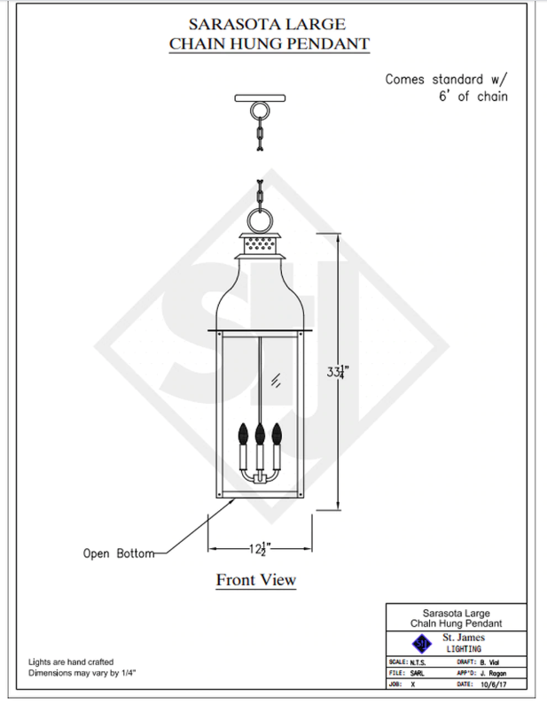 Line Drawings St. James Sarasota Lantern