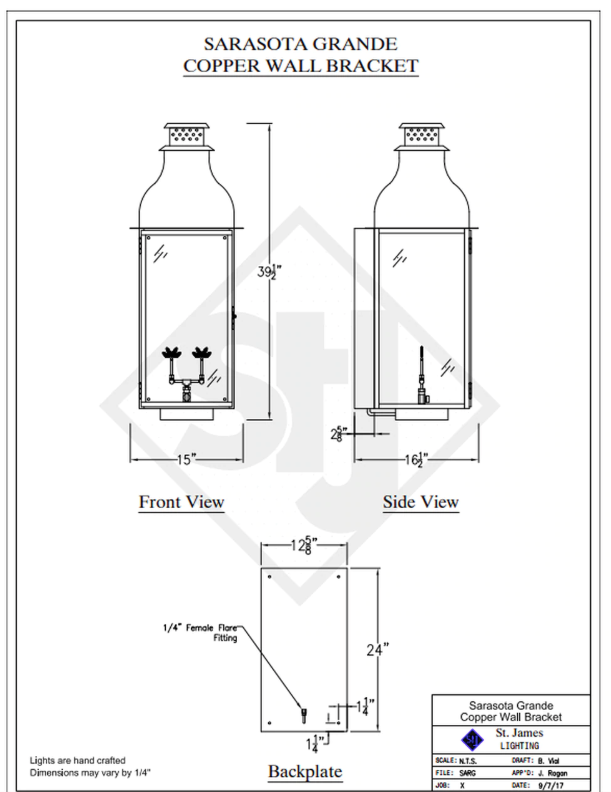 Line Drawings St. James Sarasota Lantern