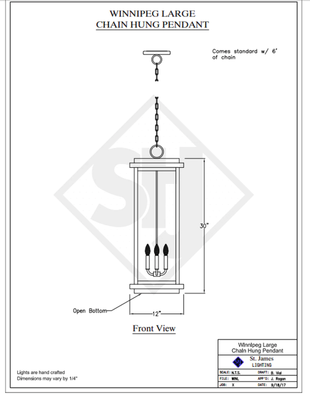 Line Drawings St. James Winnipeg Lantern