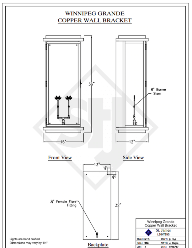 Line Drawings St. James Winnipeg Lantern