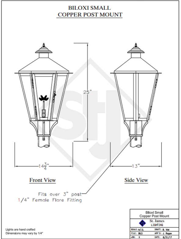 Line Drawings St. James Biloxi Lantern