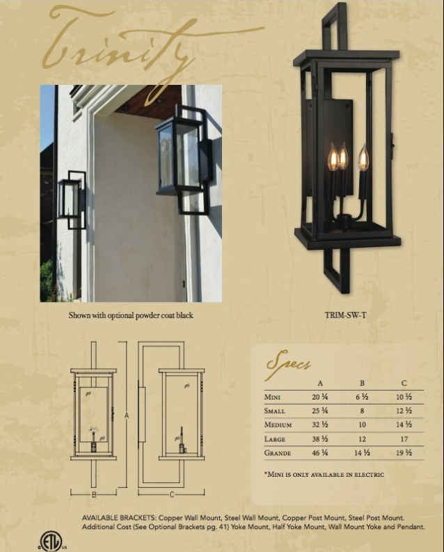 Line Drawings St. James Trinity Lantern