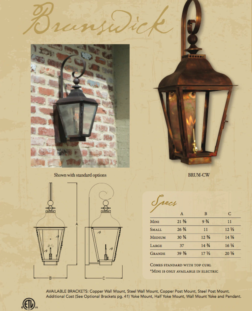 Line Drawings St. James Brunswick Lantern