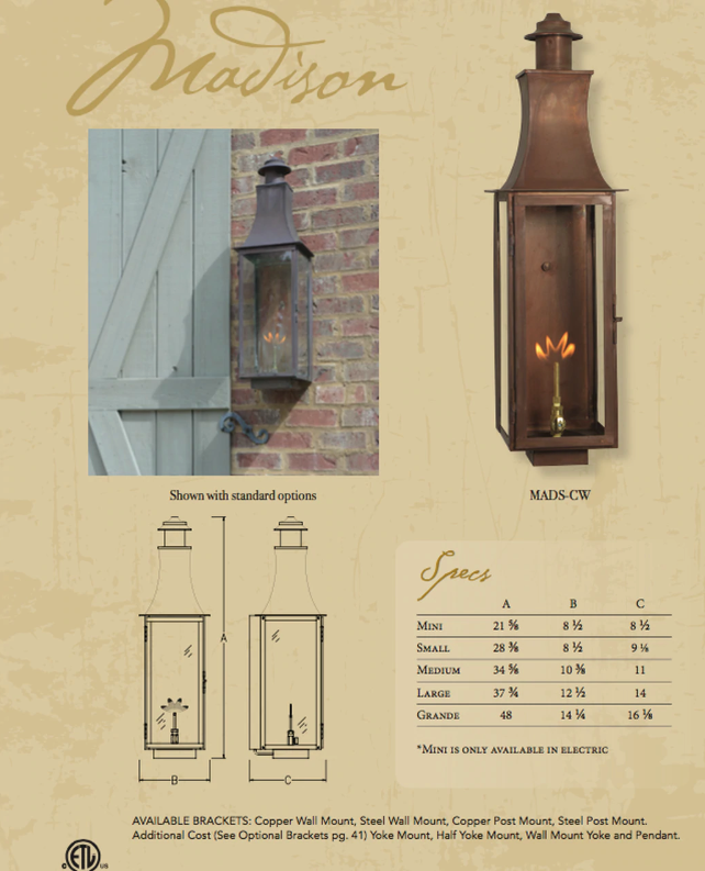 Line Drawings St. James Madison Lantern