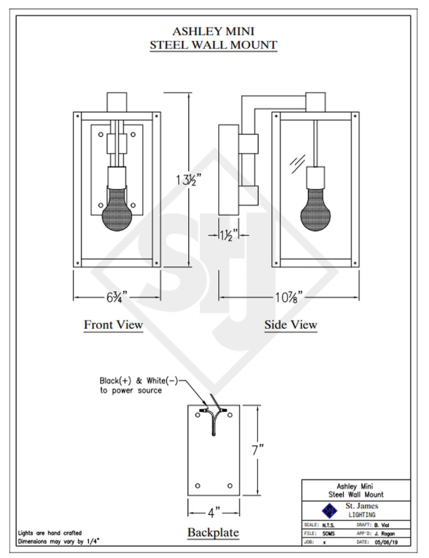 Line Drawings St. James Ashley Lantern