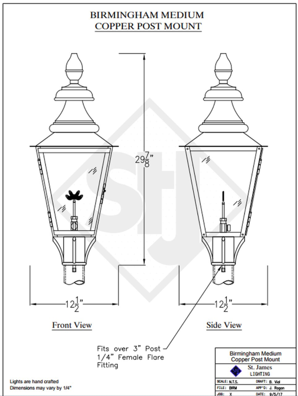 Line Drawings St. James Birmingham Lantern