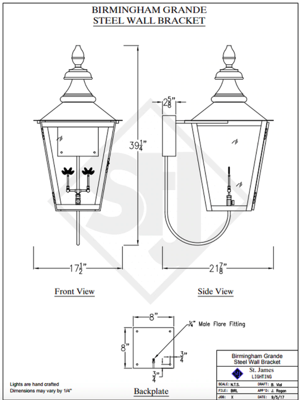 Line Drawings St. James Birmingham Lantern