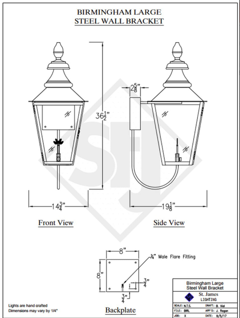 Line Drawings St. James Birmingham Lantern