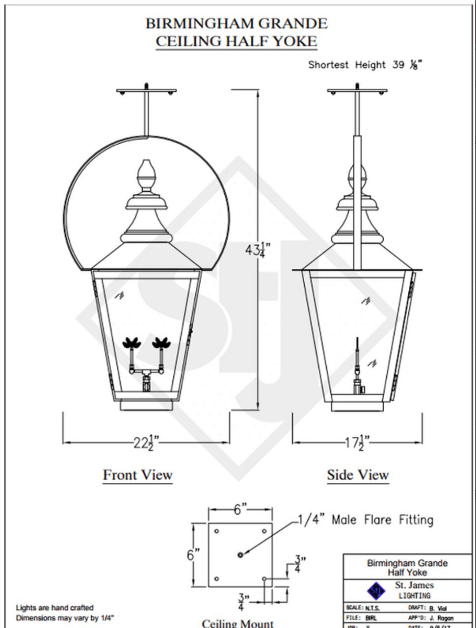 Line Drawings St. James Birmingham Lantern