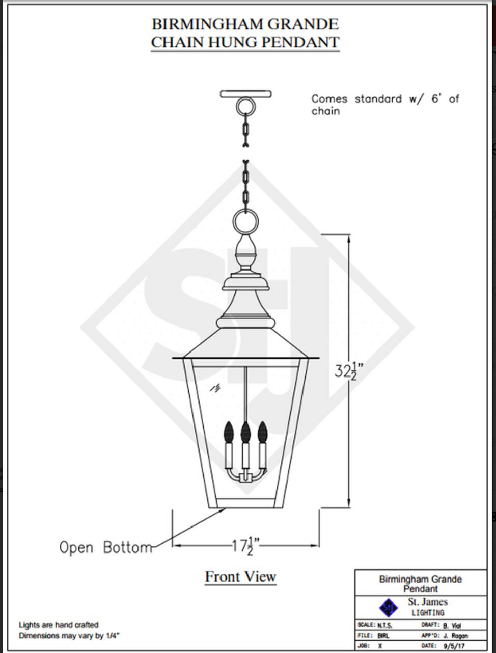 Line Drawings St. James Birmingham Lantern