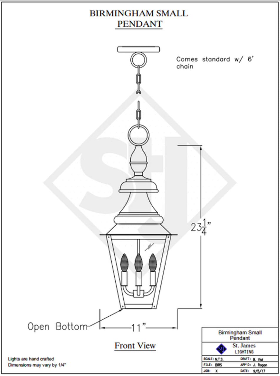 Line Drawings St. James Birmingham Lantern