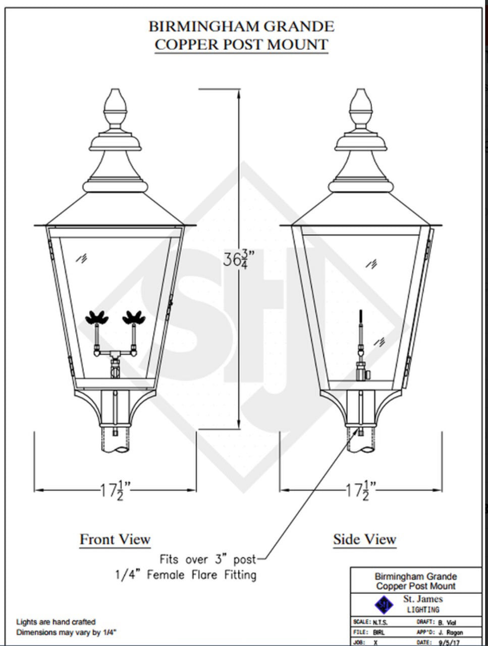 Line Drawings St. James Birmingham Lantern