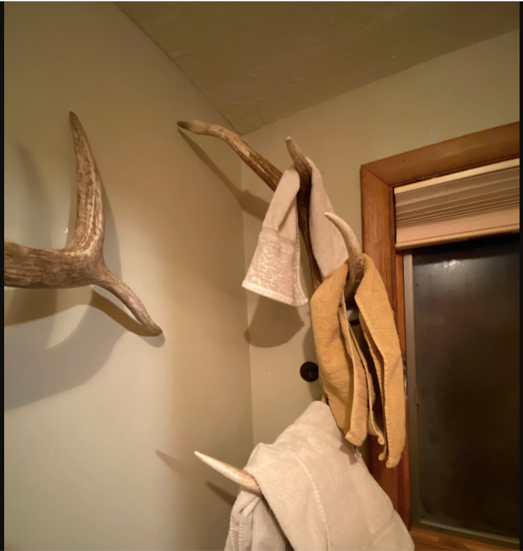 Real Elk Antler Towel Coat Rack