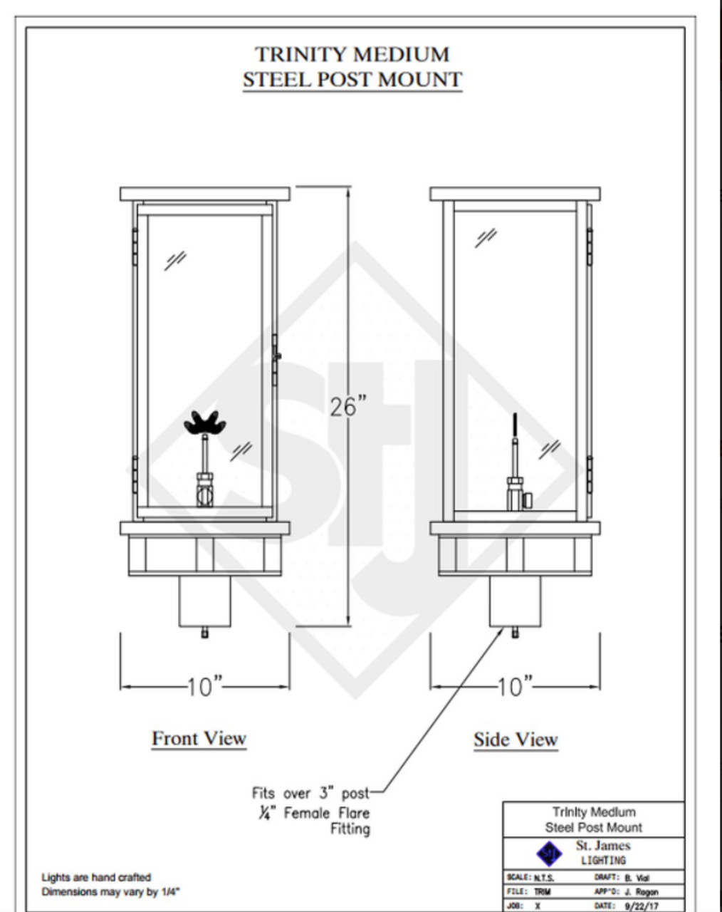 Line Drawings St. James Trinity Lantern