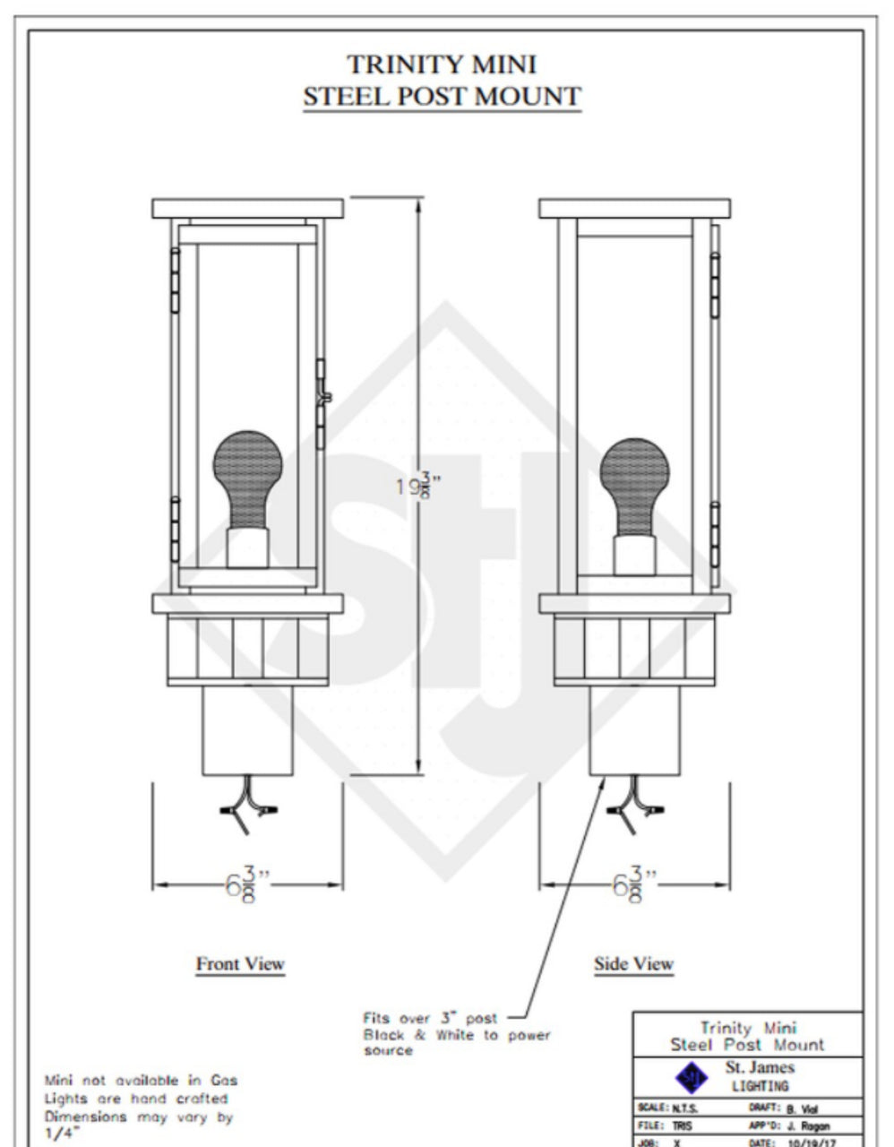 Line Drawings St. James Trinity Lantern