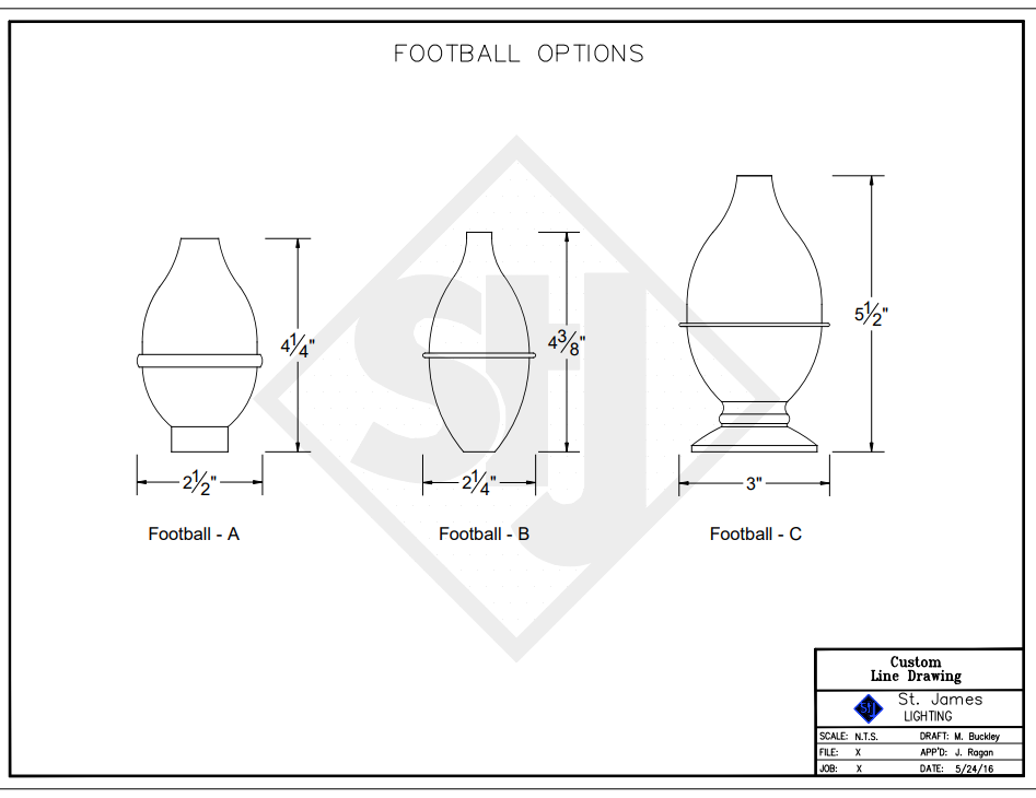 Add On Options For Lanterns (Lanterns Shown Are Not Included- Must Be Ordered Separately)