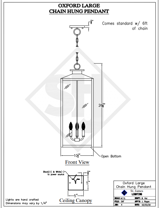 St. James Oxford Copper Outdoor Lantern