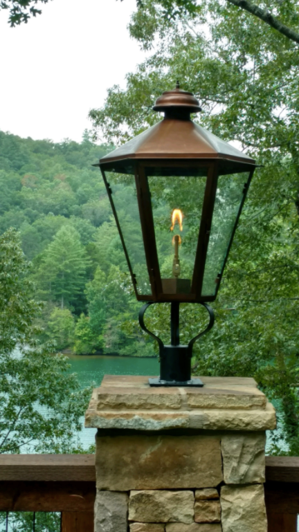 St. James Biloxi Copper Lantern Pendant Lights