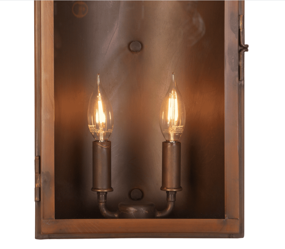 St. James Gemini Copper Lantern