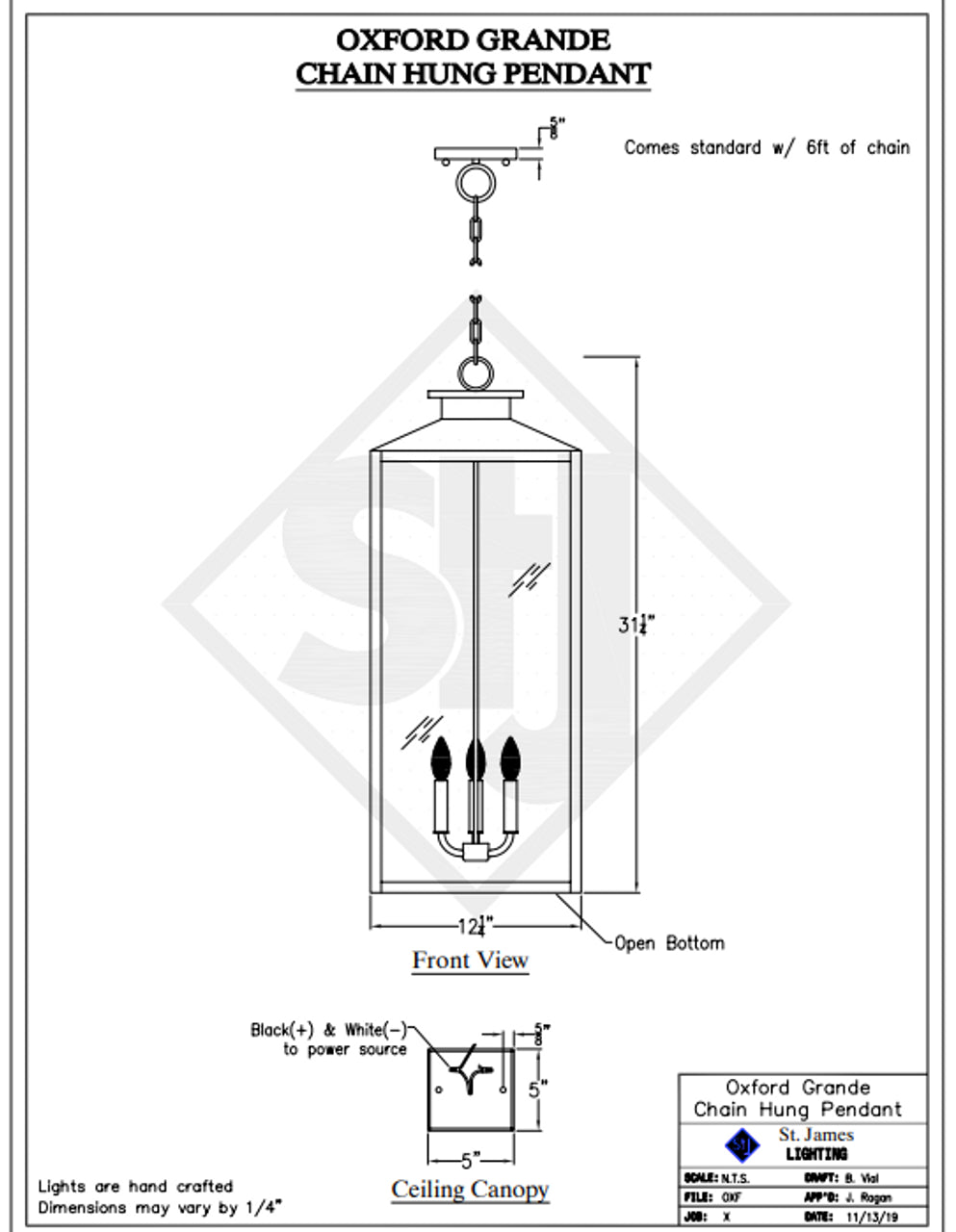 St. James Oxford Copper Outdoor Lantern