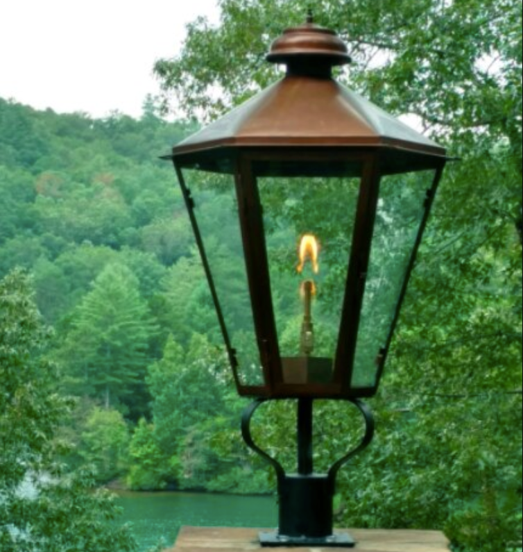 St. James Biloxi Copper Lantern
