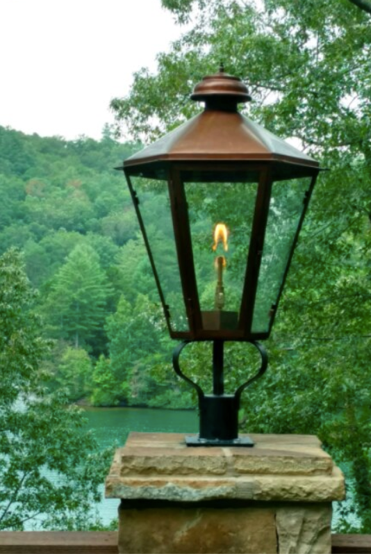 St. James Biloxi Copper Lantern