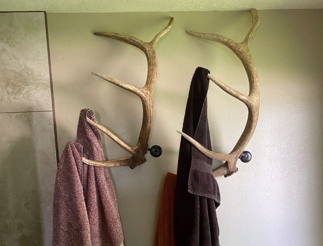 Real Elk Antler Towel Coat Rack